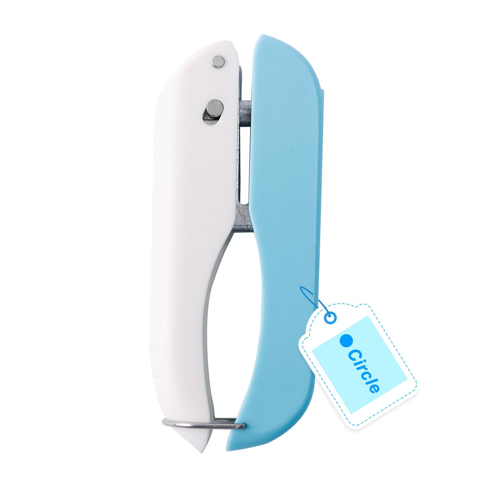 UCEC Single Hole Punch 1/4” Circle Paper Hole Puncher, One Hole Handheld Puncher, A Crafts Easy Punching Small Hole Puncher for Craft Paper Tags