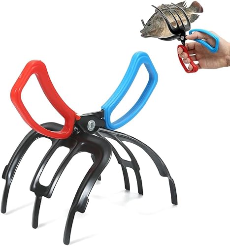 Pinza de peces de 3 garras, alicates de pesca de metal, herramienta antideslizante para atrapar y liberar