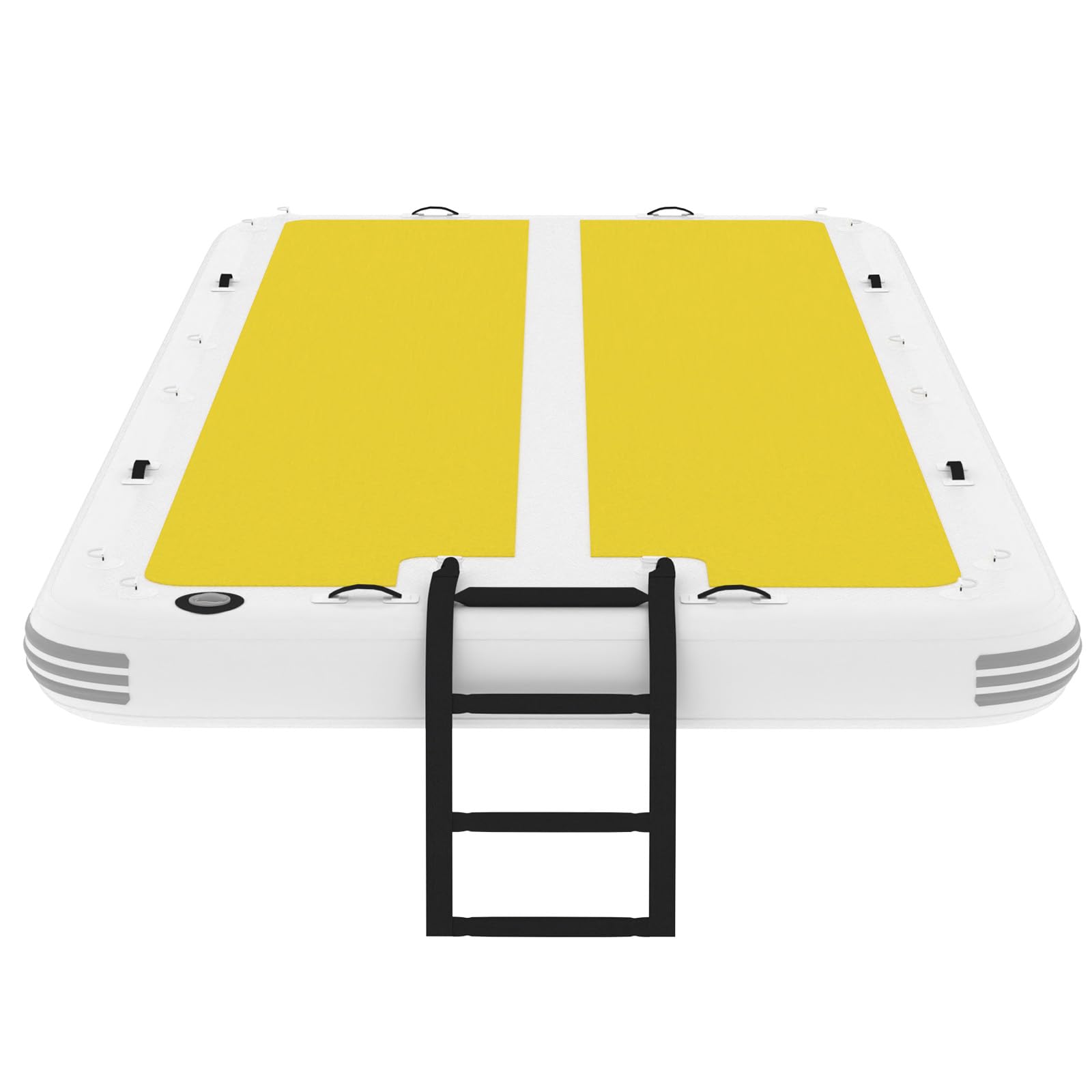 Danrelax 15'x6.5' Floating Dock, Inflatable Dock Floating Platform with 5mm EVA Anti-Slip Mat, Dock Floats for Lakes, Pools & Oceans, Quick Inflation in 1 Minute, Fits 15