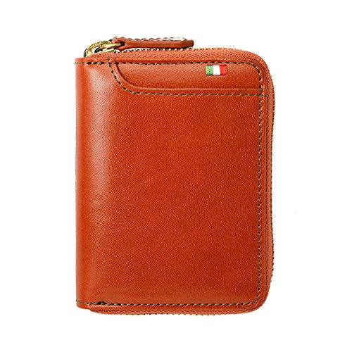 [ミラグロ] タンポナート 横型 ボックス コインケース (財布 メンズ 小銭入れ メンズ ブランド 革 ギフト 春財布 プレゼント 男性 クリスマス 父の日 敬老) cas530 オレンジ