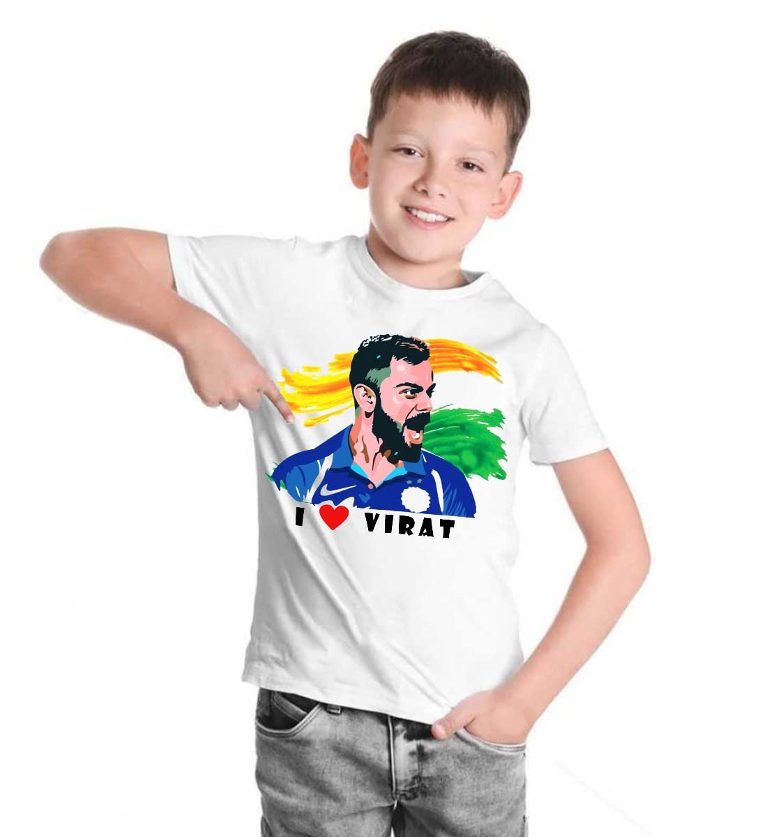 Virat Kohli T-Shirt for Boys | Sports T-Shirt for Kids | Cricket T-Shirt for Boys (Customise to Select Print) - Review, Price and Buying Guide