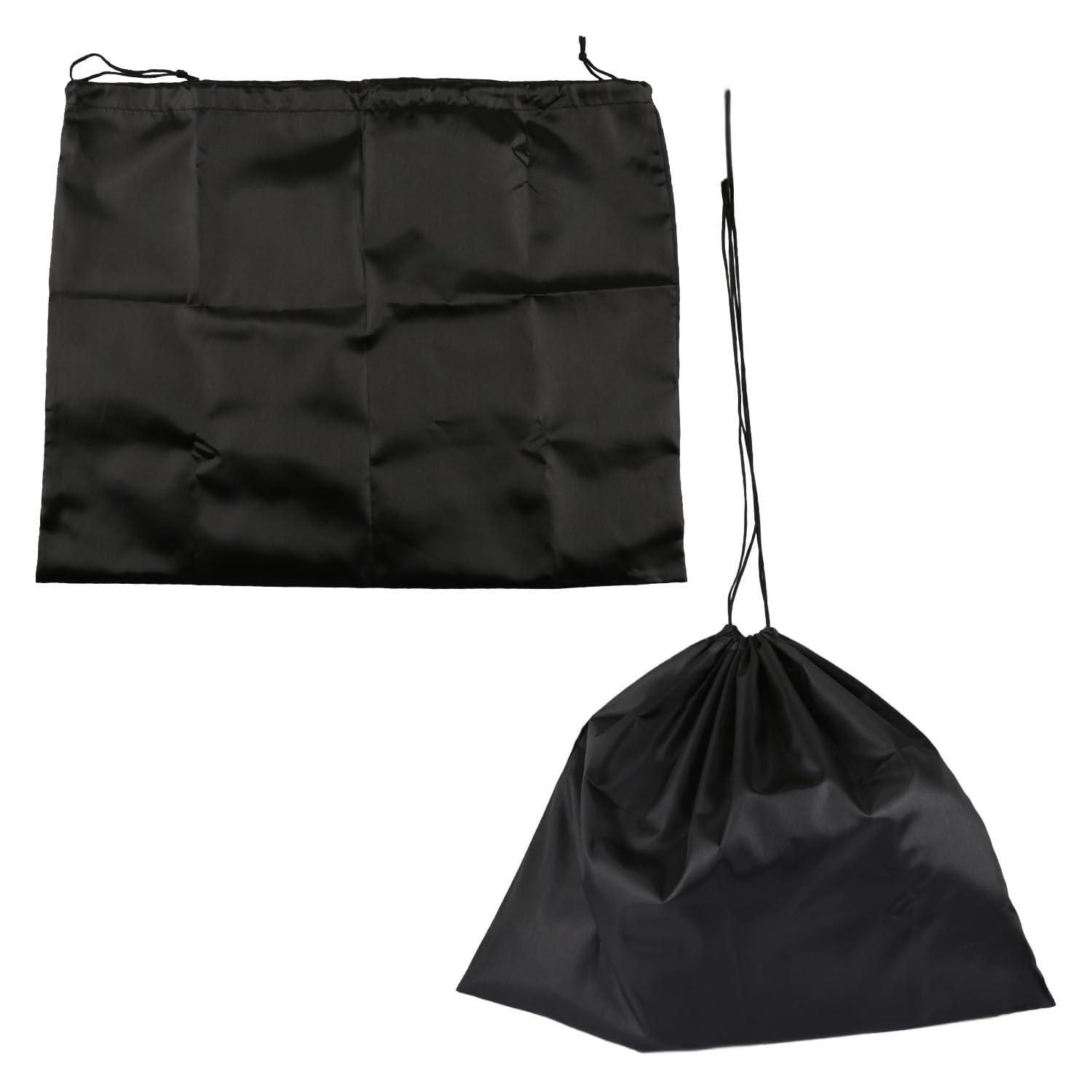 Wellrun Black 2Pcs Dust Bags,Dustproof Drawstring Pouch,50X40cm Silk Cloth Dust Cover For Handbags,Shoulder Bags,Purses,Shoes,Luggage(Black)