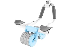 Timer Ab Abdominal Exercise Roller Elbow Support