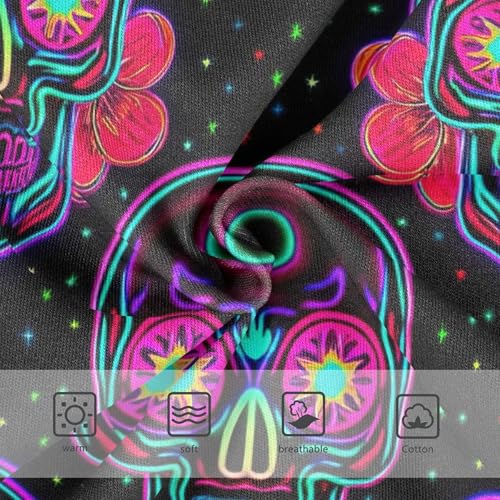 Colorful Skulls Flowers Cute Panties Girl Toddler Underwear Floral Cotton Designer Undies Kids Briefs 2t3