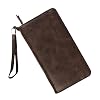 Best Selling Business Men Wallet - Men's Leather Long Card Organizer Handbag (Brown)
