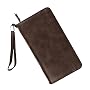 Best Selling Business Men Wallet - Men's Leather Long Card Organizer Handbag (Brown)