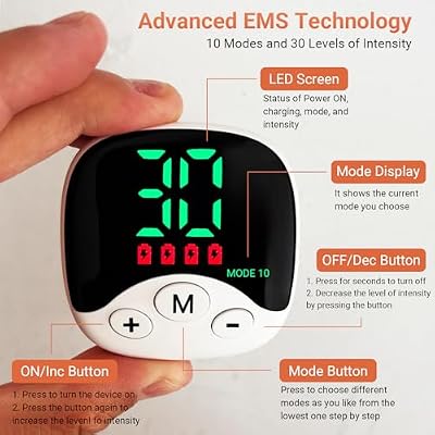 Abs Stimulator, Ab Stimulator Muscle Toner for Gym Office Home