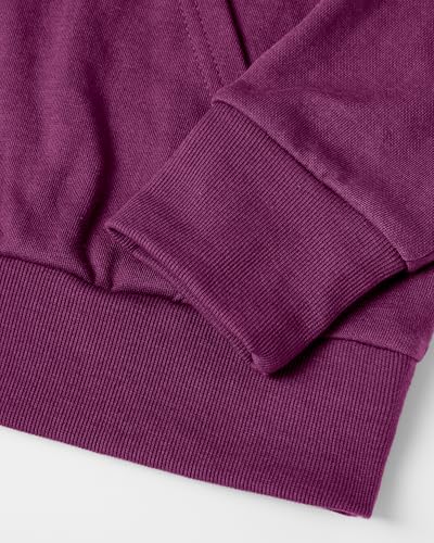 Image of GIVON Womens Casual Zip Up Hoodie Cotton Blend Soft Fabric Basic Layering Hooded Jacket with Kangaroo Pocket
