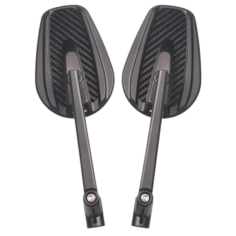 Espejo retrovisor convexo M8 M10 que elimina puntos ciegos en motos Cruiser y scooters
