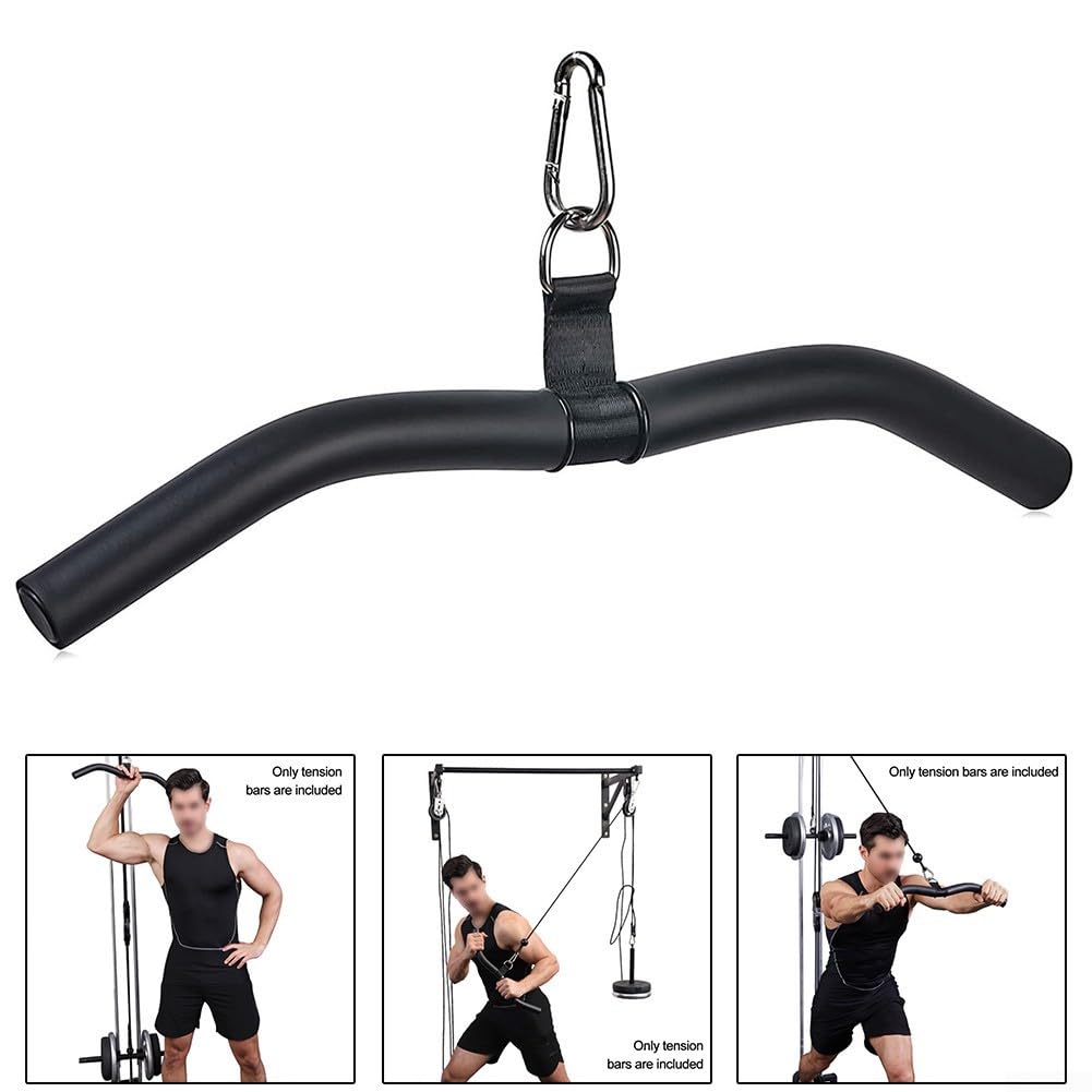 Barra multifunzione per bicipiti, trazioni, tricipiti, tensione posteriore, accessori fitness, cavo allenamento forza, attacco trazioni, carico 136 kg
