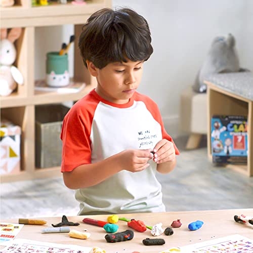 Arteza Kids Air-Dry Clay, 42 Bars, Dream Career Modeling Clay Kit And Arteza Kids Play Dough, 6 Dinosaur Molds, 6 Colors, Art Supplies For Kids Crafts #TOP4