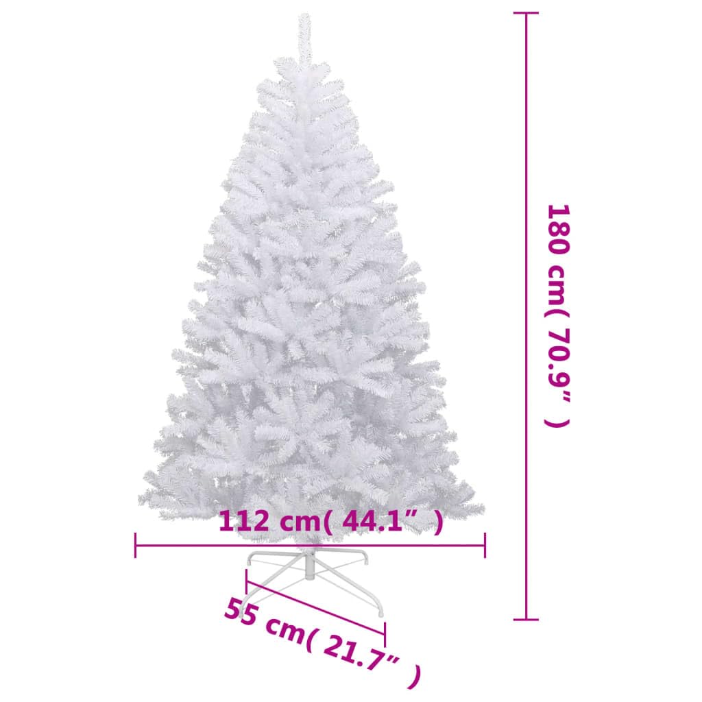 Generisch Künstlicher Weihnachtsbaum Klappbar Beschneit 180 cm,Weihnachtsbäume,10.3 kg-356774
