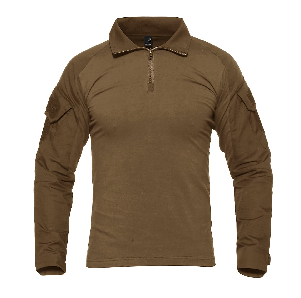 KEFITEVD Camisa táctica para Hombre Camisa Slim Fit de Manga Larga Camisa de Combate Airsoft Camisa de Camuflaje Flecktarn Paintball al Aire Libre