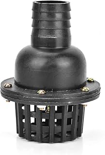 Foot Valve 2 Inch Foot Valve for Irrigation Pump Foot Check PVC Foot Valve Foot Valve 2 Inch,Water Pump Foot Valve Black PVC Low Pressure Flat Check Valve for Fluid Machine (149)