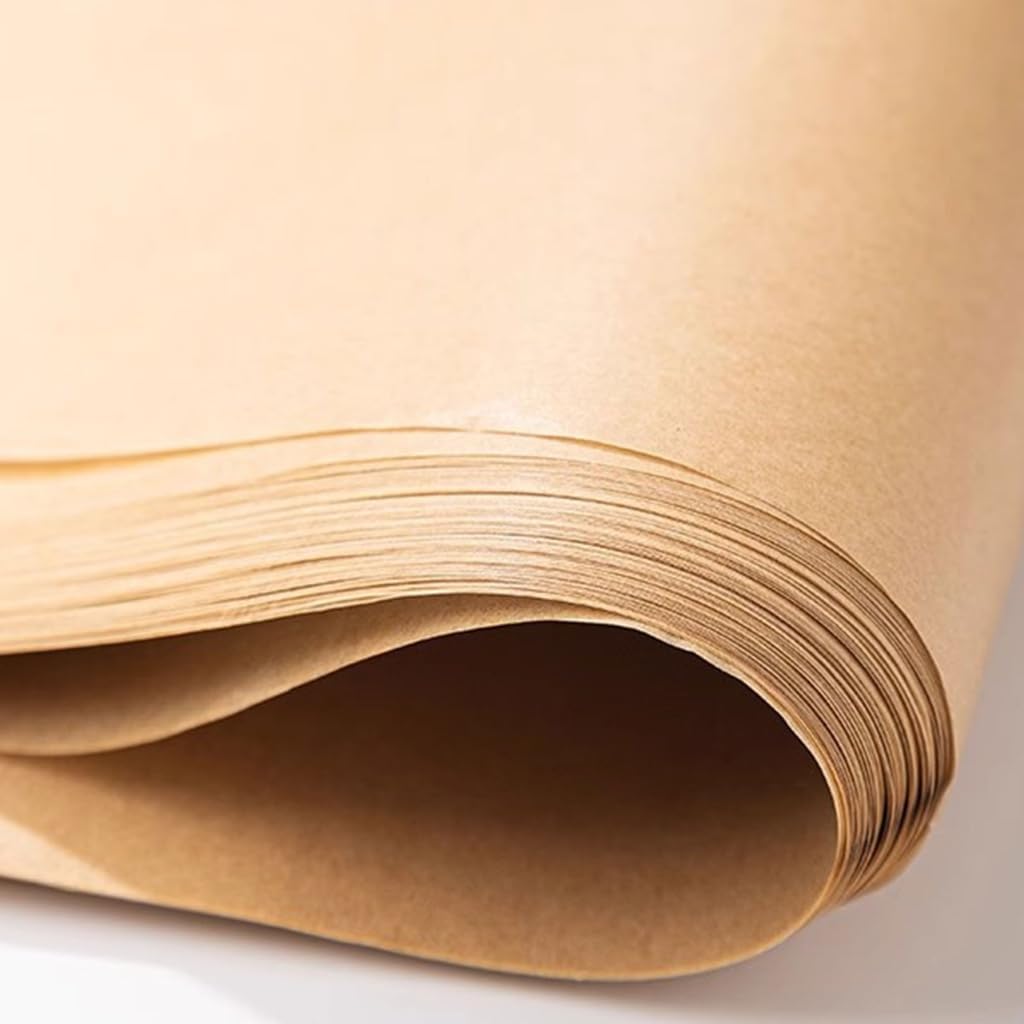 100Sheets Untreated Parchment Paper 34x34cm Nonstick Pre Cut Designs Paper For Baking And Cooking