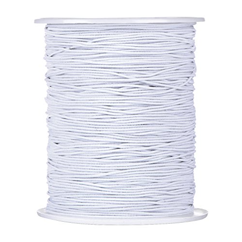 Hilo elástico de 0,8 mm con textil suave para bisutería resistente 2