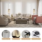 63-inch Modern Floor Lamp, 3000K 12W Lighting with Glass Lampshade, Industrial Style LED - Matte Black Finish - Image 2
