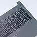 D-KXCPELE Replacement for HP Probook 250 255 256 G6 Laptop Upper Case Palmrest with Non-Backlit Keyboard & Touchpad Assembly 929906-001 Grey