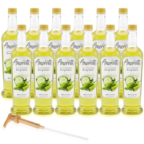 image for Amoretti - Spicy Cucumber Beverage Infusion, 94 Servings Per Bottle (7