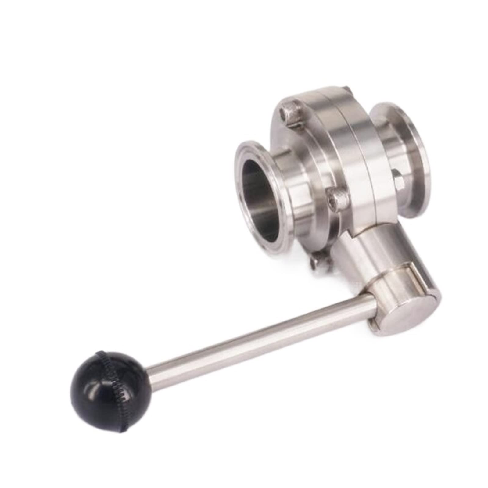 Aanan One Color 1-1/2" 38Mm Ss304 Stainless Steel Sanitary 1.5" Tri Clamp Butterfly Valve Homebrew Beer Dairy Product