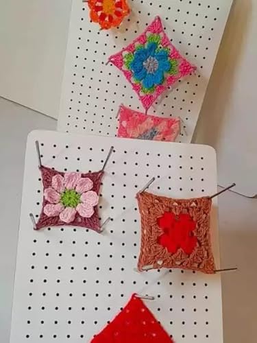 Placa de Bloqueio de crochê de tricô Retangular, Placa de Bloqueio de crochê, Tapete de Bloqueio de