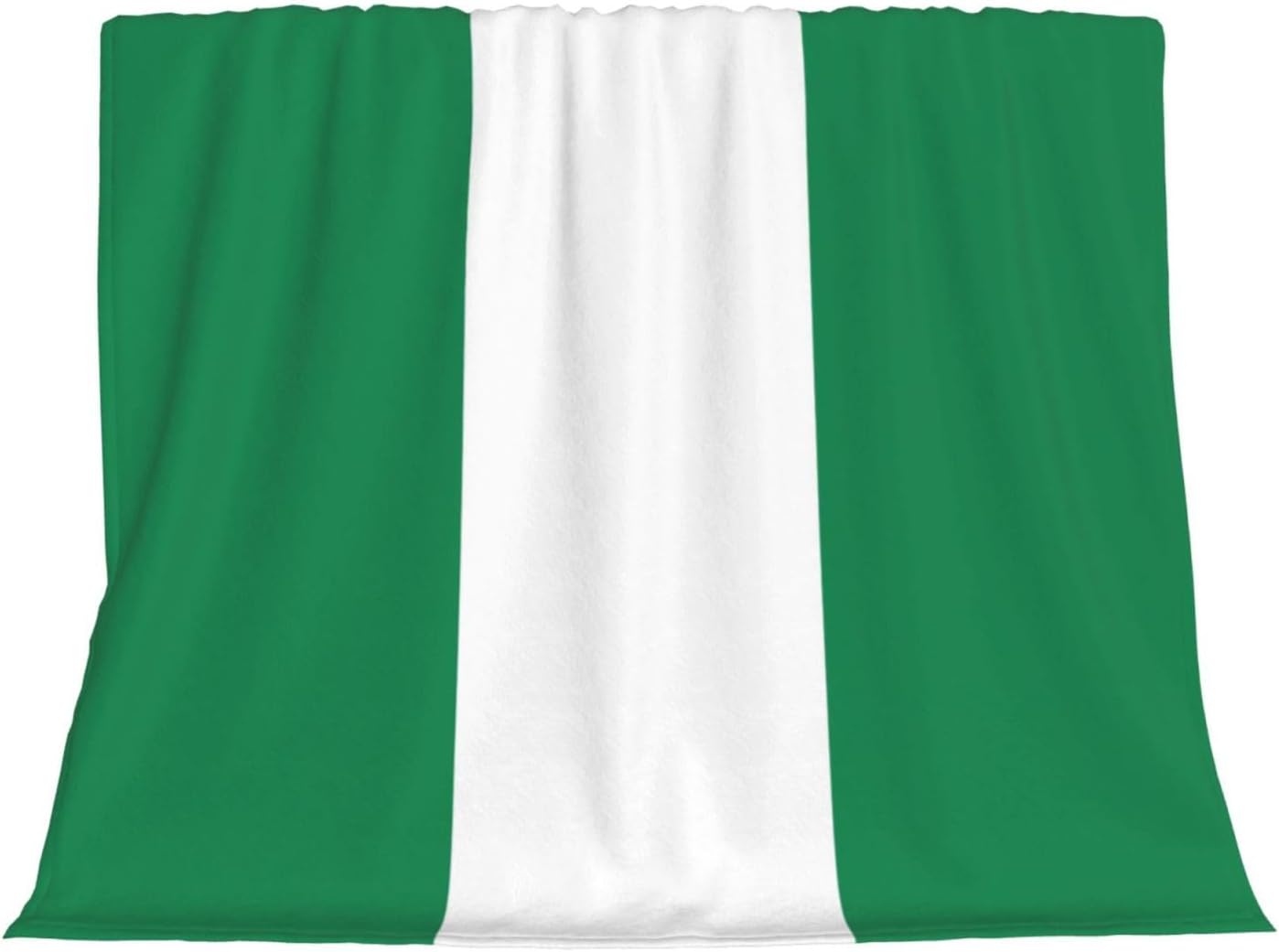 Flag of Nigeria Print Cozy Soft Blankets Warm 50x60 in Lightweight Blanket for Camping Travel