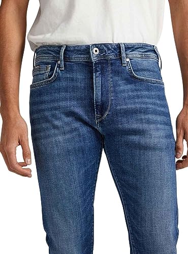 Pepe Jeans Para Hombre. PM206326HS6 Jeans Stanley Azul (30/30), Casual, AlgodóN, Denim, Sostenible - 4