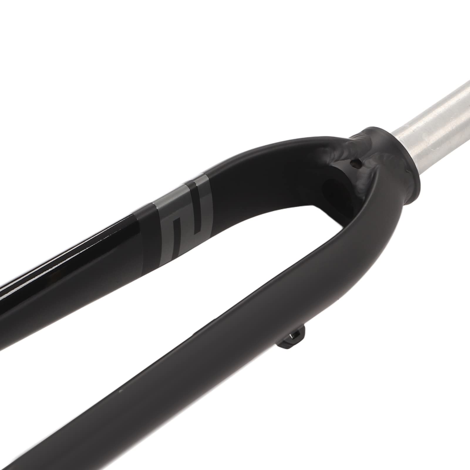 Uxsiya Horquilla Rígida para Bicicleta de Montaña, 26/27, 5/29 Pulgadas, Horquilla Dura para Bicicleta de Montaña, Horquilla de Suspensión Delantera para Bicicleta de Aleación de(Negro Gris)