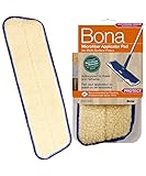 Bona Mirkofaser Auftrags-Pad für Polish und Refresher, maschinenwaschbar, mit Klettverschluss zur Befestigung am Bona Mop