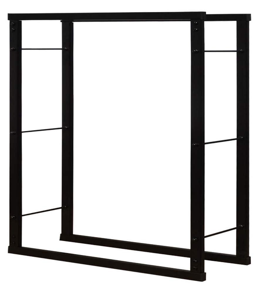Kaminholzständer Metall, Kaminholzregal innen, Holzständer Regal für Aufbewahrung von Kaminholz, Brennholz und Feuerholz