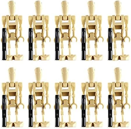 LEGO 10 New Battle Droid Minifig Lot Star Wars Figures Minifigures Clone Guns - Image 2