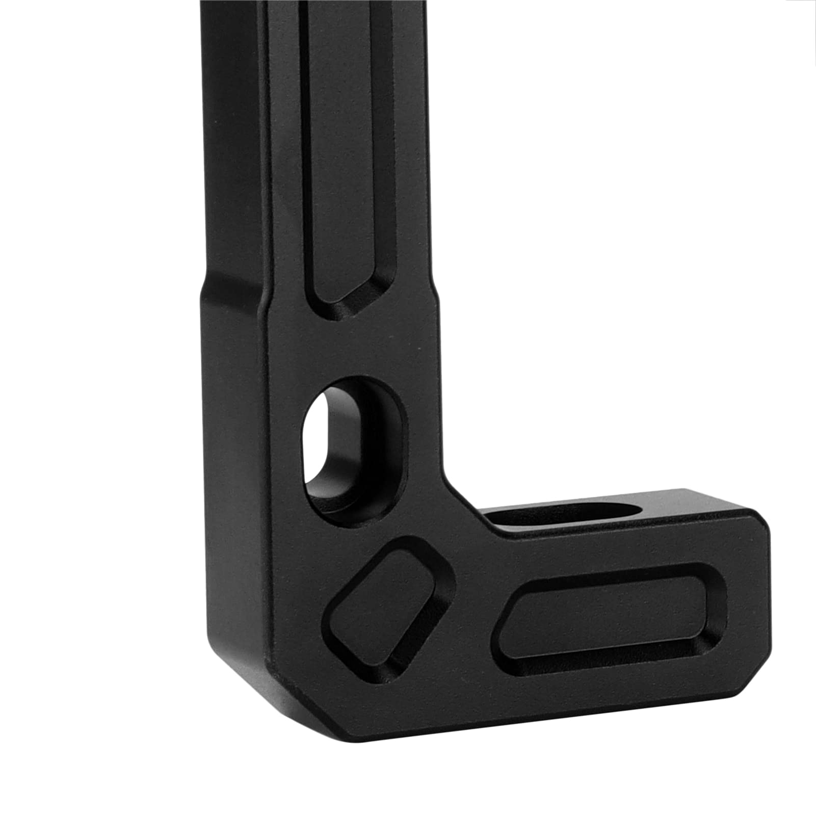 Vorderer Haltegriff, Ersatz-Haltegriffe aus Aluminium für Vordere Haltegriffe, Haltegriffe für Wrangler 07–18 JK/Unlimited Sport Sahara Rubicon-Modelle(Schwarz)