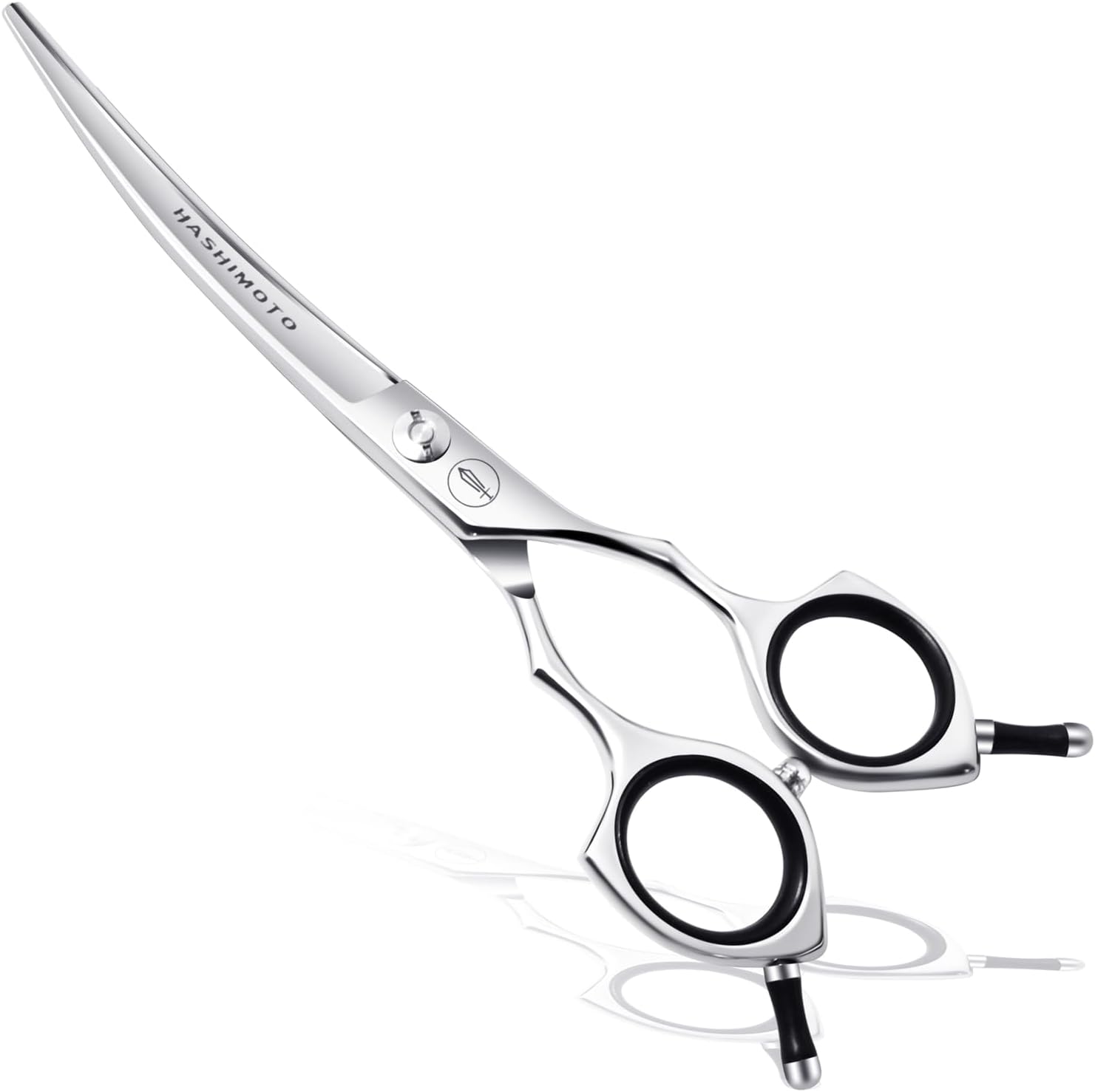 HASHIMOTO Grooming Scissors for Dogs, Curved Shears Dog Grooming