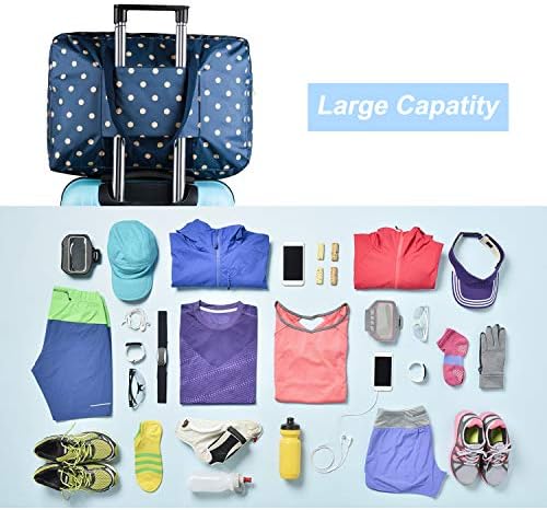 F.FETIVIN Weekender Bag Carry On Bag Travel Duffle Bag Medium Overnight Bag for Women and Girls 3 F.FETIVIN Weekender Bag Carry On Bag Travel Duffle Bag Medium Overnight Bag for Women and Girls