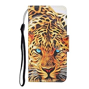 TYWZ Lederen Wallet Case voor Samsung Galaxy A32 5G, Flip Cover met Patroon Kichstand Kaarthouder Slot Bookstyle…