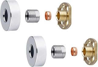 Excel Home Easy Shower Mounting Systems for Strong Shower Valve Connections and Leak Free installations (Circle Exposed Plate)