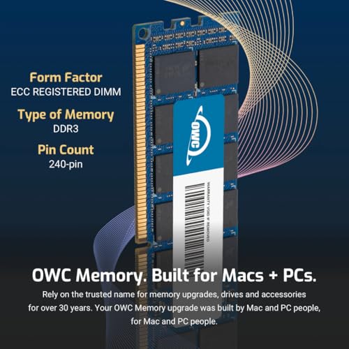 Image of OWC 16GB (2x8GB) DDR3 1600 PC3-12800 CL11 1Rx4 240-pin 1.5V ECC Registered RDIMM Memory RAM Module Upgrade Kit for Select Workstations or Servers