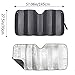 MCBUTY Car Windshield Sunshade Thicken 5-Layer UV Reflector Auto Front Window Sun Shade Visor Shield Cover,Keep Vehicle Cool(Gary,57