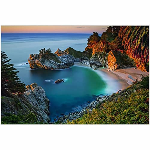 Diamant peinture par numéro kits complets 5d paysage marin broderie strass 50x100