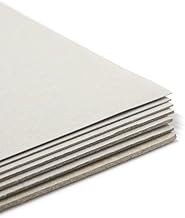Materia Prima Stone Cardboard for Crafts, Models and Creative Projects. Recycled Grey Cardboard Sheet Easy Cut for Bindings and Boxes. 75 x 105 cm. Thickness 1 mm