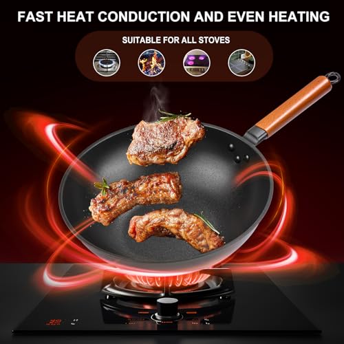 Sartén Wok de Acero al Carbono 13" con 40% de descuento - Image 5