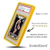 Graded Card Guard Case for Standard BGS Slab Case | Multiple Colors | Soft Touch Matte Finish | Stackable | Made to Fit BGS | Two Piece TPU and PC Design. (Purple)