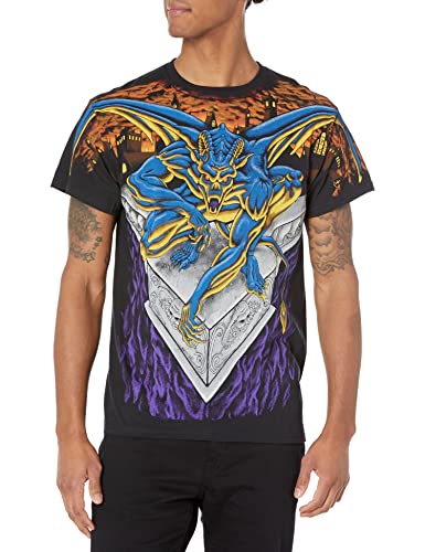 Amazon.com: Liquid Blue Fantasy Gargoyle All Over Print Black T