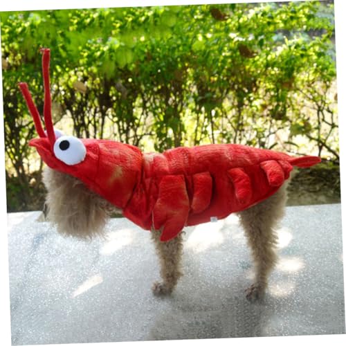 Disfraz para perro Lobster rojo talla XL miniatura 3