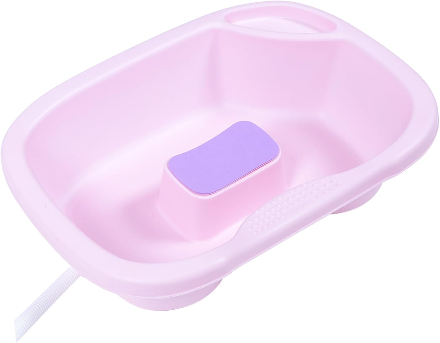 Portable Shampoo Basin for Bedside Hair Washing Comfortable Hair Wash Bowl for Elderly Pregnant Women Drain Design for Home Care and Relaxation