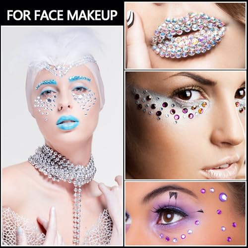 NIACONN-Purple-Face-Jewels-Gems-Stick-On-10-Sheets1410-Particles-Self-Adhesive-Rhinestone-Hair-Gems-Stickers-for-Makeup-DIY