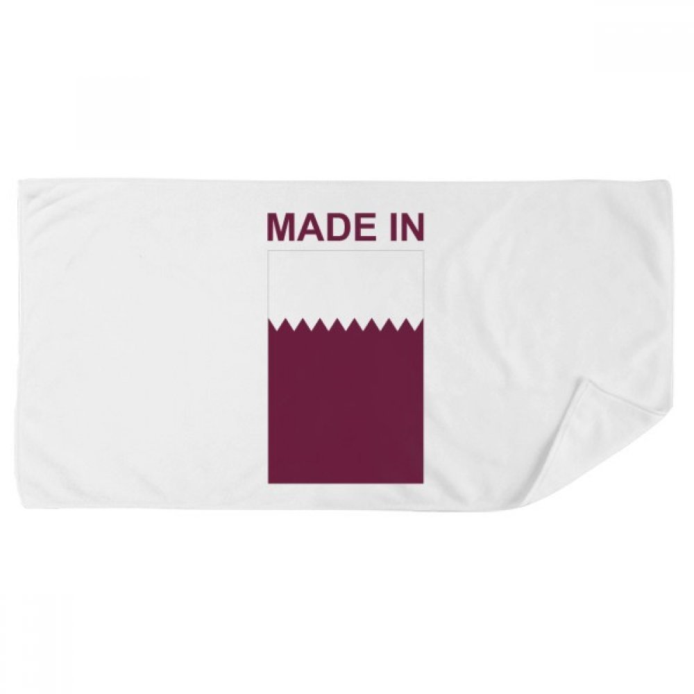 Serviette de bain doux Qatar 35x70cm multicolore absorbante pour visage et douche