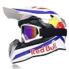 Integraalhelm,Motor- / motorhelm Motocrosshelm DOT/ECE-certificering Meerdere ventilatiegaten Coole vorm Snelsluiting…