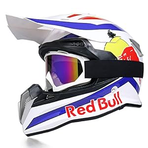 Integraalhelm,Motor- / motorhelm Motocrosshelm DOT/ECE-certificering Meerdere ventilatiegaten Coole vorm Snelsluiting…