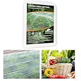 UIEXAY Gemüseschutznetz 2X3M Insektenschutznetz Garten Feinmaschig, Pflanzennetz Netze Gartennetze, Pflanzenschutznetz, Schädlingsschutznetz Für Pflanzen Gemüse Obst Blumen Gewächshaus